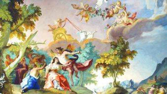 Фреска Светлая жизнь, ангелы и люди