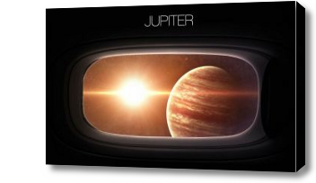 Картина Юпитер из иллюминатора