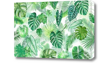 Картина Тропические листья